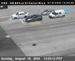 SB 805 at El Cajon Blvd (On Ramp)