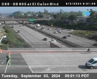 SB 805 at El Cajon Blvd (On Ramp)