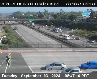 SB 805 at El Cajon Blvd (On Ramp)