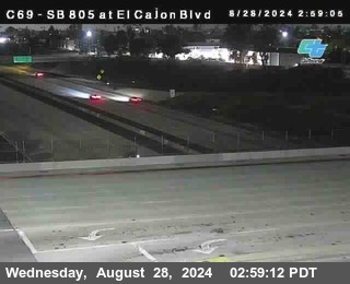 SB 805 at El Cajon Blvd (On Ramp)