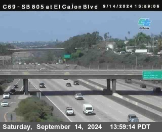 SB 805 at El Cajon Blvd (On Ramp)