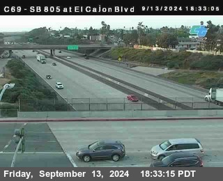 SB 805 at El Cajon Blvd (On Ramp)