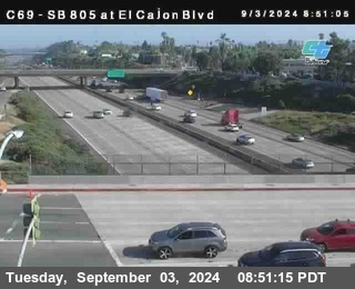 SB 805 at El Cajon Blvd (On Ramp)