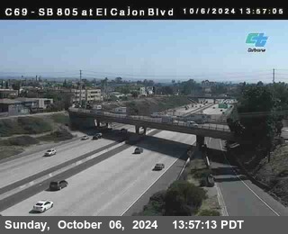 SB 805 at El Cajon Blvd (On Ramp)