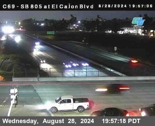 SB 805 at El Cajon Blvd (On Ramp)