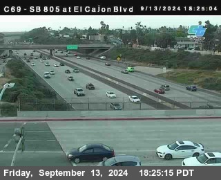 SB 805 at El Cajon Blvd (On Ramp)