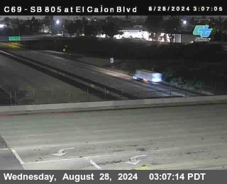 SB 805 at El Cajon Blvd (On Ramp)