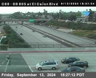 SB 805 at El Cajon Blvd (On Ramp)