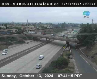 SB 805 at El Cajon Blvd (On Ramp)