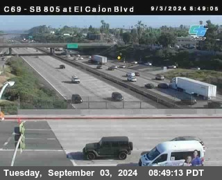 SB 805 at El Cajon Blvd (On Ramp)