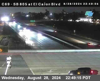 SB 805 at El Cajon Blvd (On Ramp)