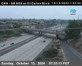 SB 805 at El Cajon Blvd (On Ramp)