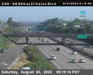 SB 805 at El Cajon Blvd (On Ramp)