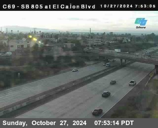 SB 805 at El Cajon Blvd (On Ramp)