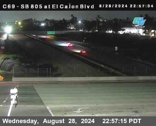 SB 805 at El Cajon Blvd (On Ramp)