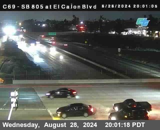 SB 805 at El Cajon Blvd (On Ramp)