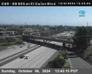 SB 805 at El Cajon Blvd (On Ramp)