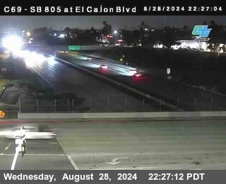 SB 805 at El Cajon Blvd (On Ramp)