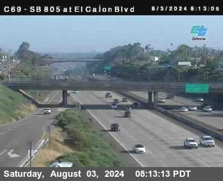 SB 805 at El Cajon Blvd (On Ramp)