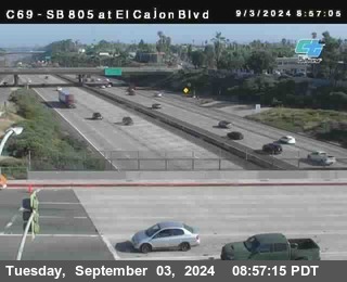 SB 805 at El Cajon Blvd (On Ramp)