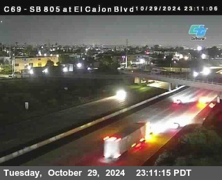 SB 805 at El Cajon Blvd (On Ramp)