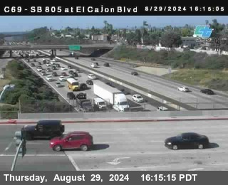 SB 805 at El Cajon Blvd (On Ramp)