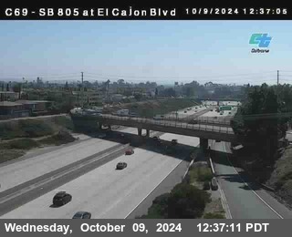 SB 805 at El Cajon Blvd (On Ramp)