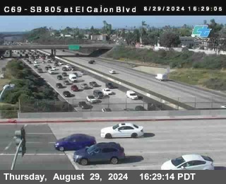 SB 805 at El Cajon Blvd (On Ramp)