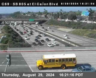 SB 805 at El Cajon Blvd (On Ramp)