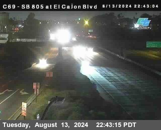 SB 805 at El Cajon Blvd (On Ramp)