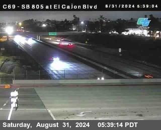 SB 805 at El Cajon Blvd (On Ramp)