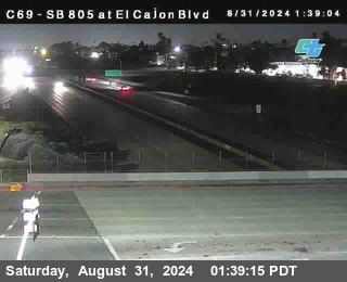 SB 805 at El Cajon Blvd (On Ramp)