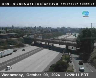 SB 805 at El Cajon Blvd (On Ramp)