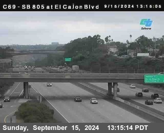 SB 805 at El Cajon Blvd (On Ramp)