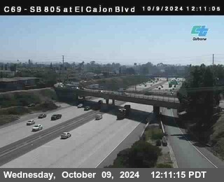 SB 805 at El Cajon Blvd (On Ramp)