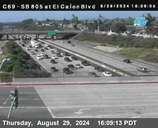 SB 805 at El Cajon Blvd (On Ramp)