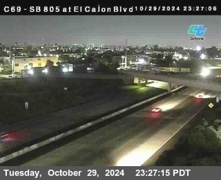 SB 805 at El Cajon Blvd (On Ramp)