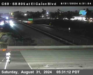 SB 805 at El Cajon Blvd (On Ramp)