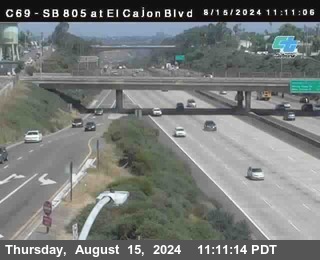 SB 805 at El Cajon Blvd (On Ramp)