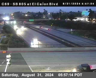 SB 805 at El Cajon Blvd (On Ramp)