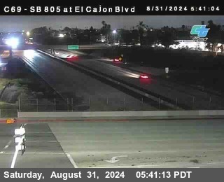 SB 805 at El Cajon Blvd (On Ramp)