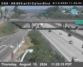 SB 805 at El Cajon Blvd (On Ramp)