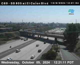 SB 805 at El Cajon Blvd (On Ramp)