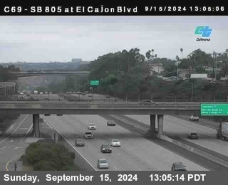 SB 805 at El Cajon Blvd (On Ramp)