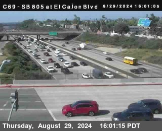 SB 805 at El Cajon Blvd (On Ramp)