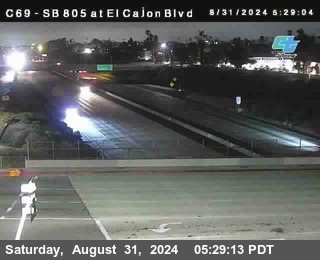 SB 805 at El Cajon Blvd (On Ramp)