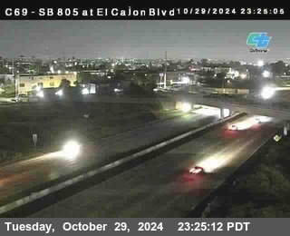 SB 805 at El Cajon Blvd (On Ramp)