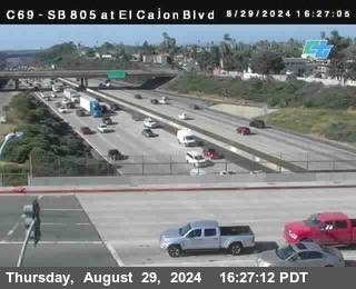 SB 805 at El Cajon Blvd (On Ramp)