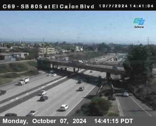 SB 805 at El Cajon Blvd (On Ramp)