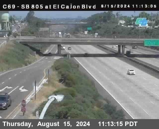 SB 805 at El Cajon Blvd (On Ramp)